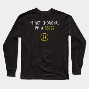 Pisces Funny Long Sleeve T-Shirt